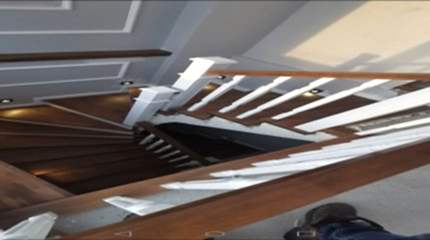 Beton üzeri ahşap kaplama 